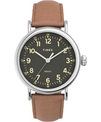 Timex Standard 40mm Leather Strap Watch sold by Timex
