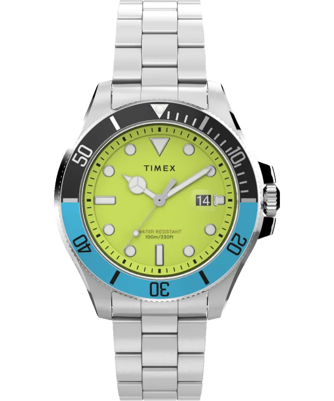 Harborside Coast 43mm Stainless Steel Bracelet Watch sold by Timex