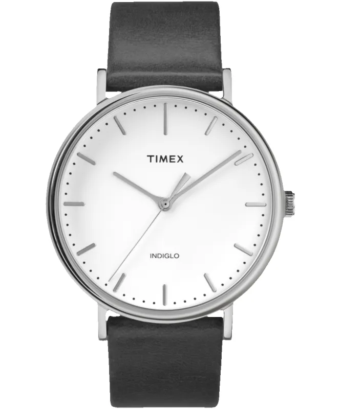 Fairfield 41mm Leather Strap Watch sold by Timex