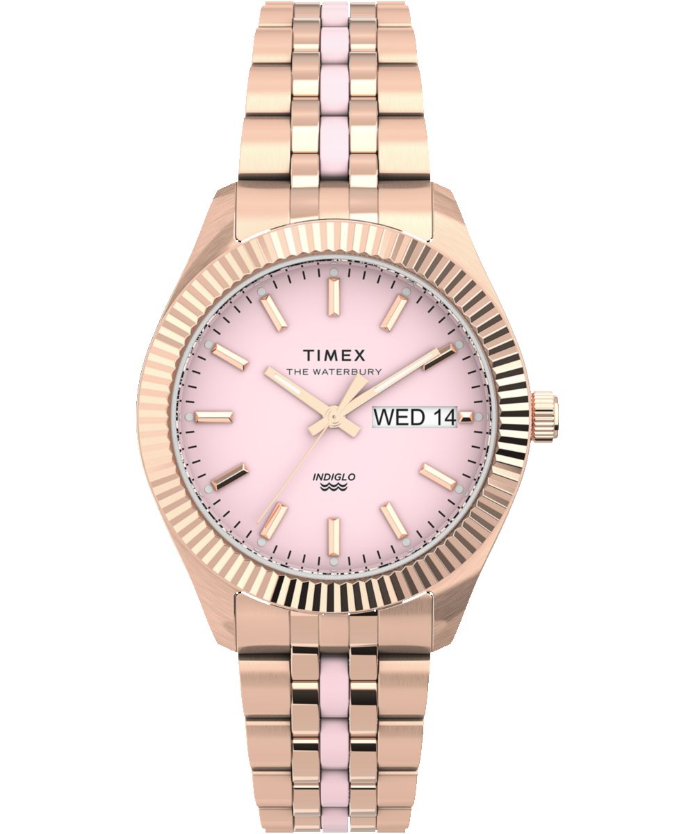 Waterbury Legacy Boyfriend 36mm Stainless Steel Bracelet Watch sold by Timex