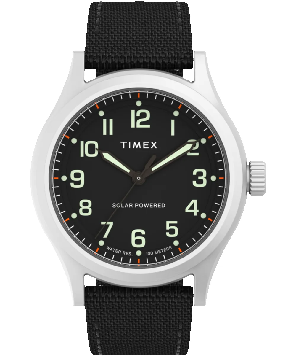 Expedition North® Sierra Solar 40mm Eco-Friendly Fabric Strap Watch sold by Timex