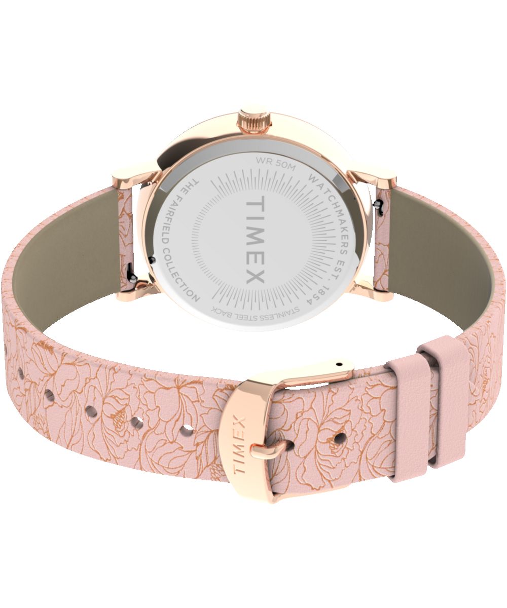 Fairfield Floral 37mm Leather Strap Watch sold by Timex product image thumbnail 5