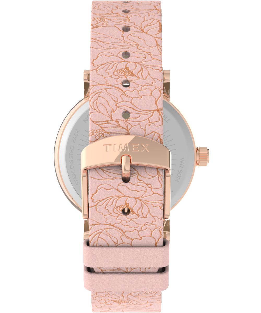 Fairfield Floral 37mm Leather Strap Watch sold by Timex product image thumbnail 3