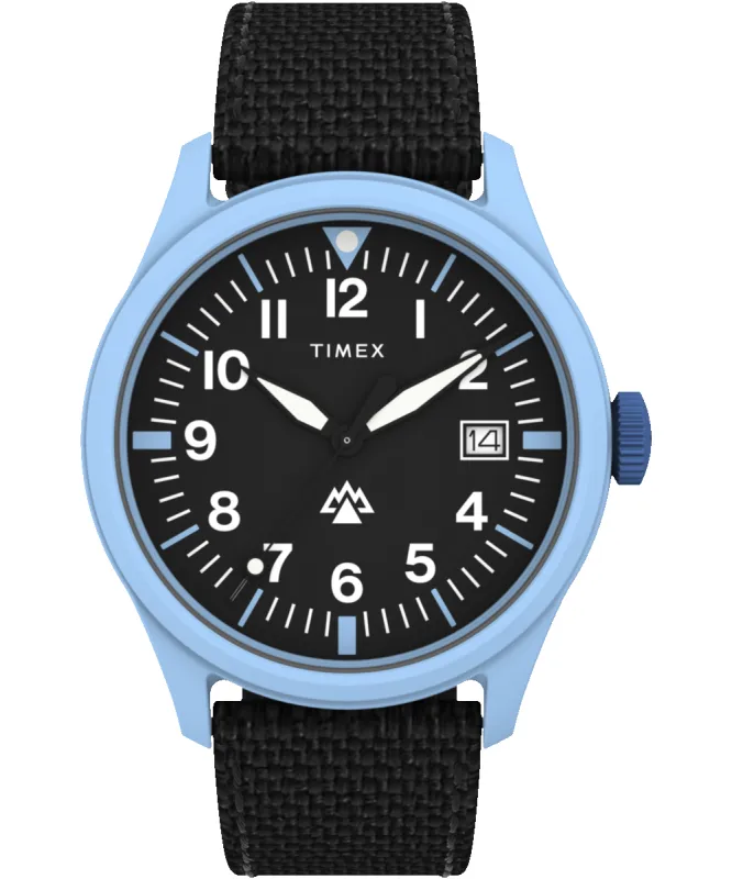 Expedition North® Traprock 43mm Recycled Fabric Strap Watch sold by Timex
