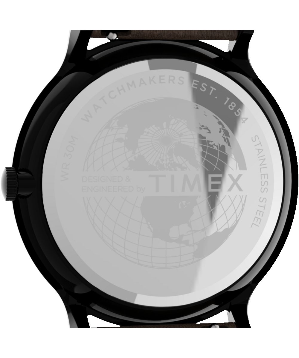 Norway 40mm Leather Strap Watch sold by Timex product image thumbnail 4