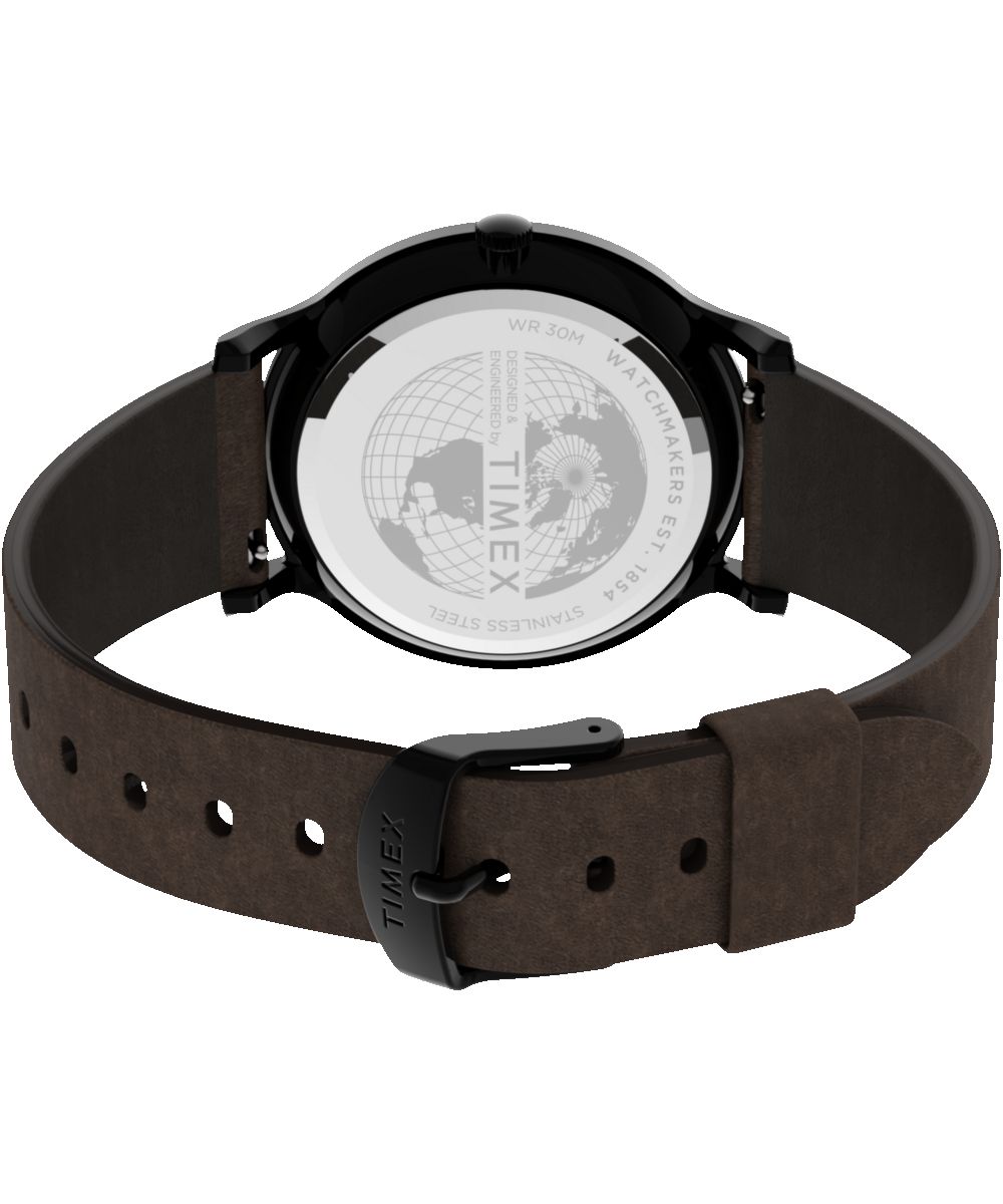 Norway 40mm Leather Strap Watch sold by Timex product image thumbnail 5