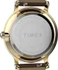 Transcend 34mm Leather Strap Watch sold by Timex