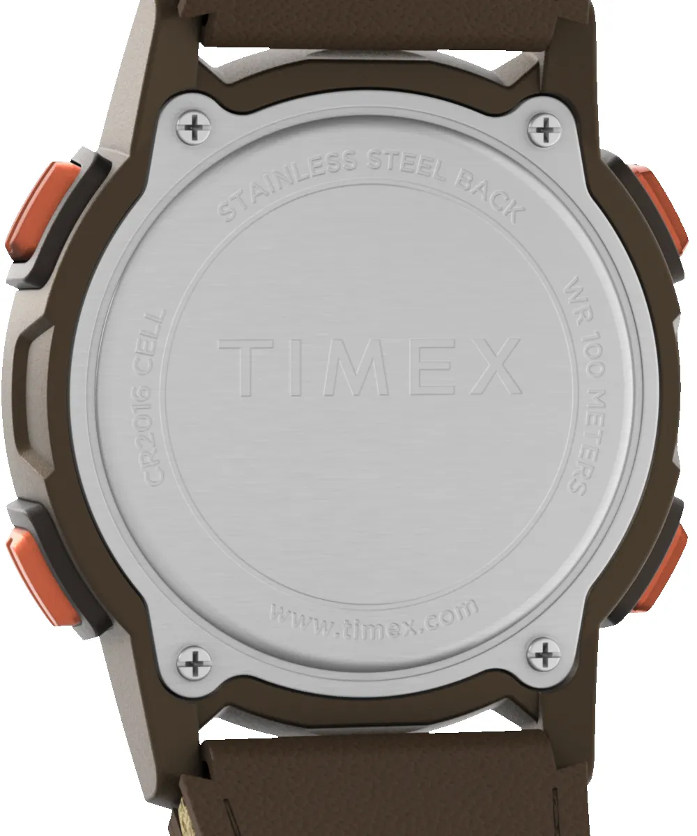 Expedition CAT5 40mm Leather and Fabric Strap Watch sold by Timex product image thumbnail 4