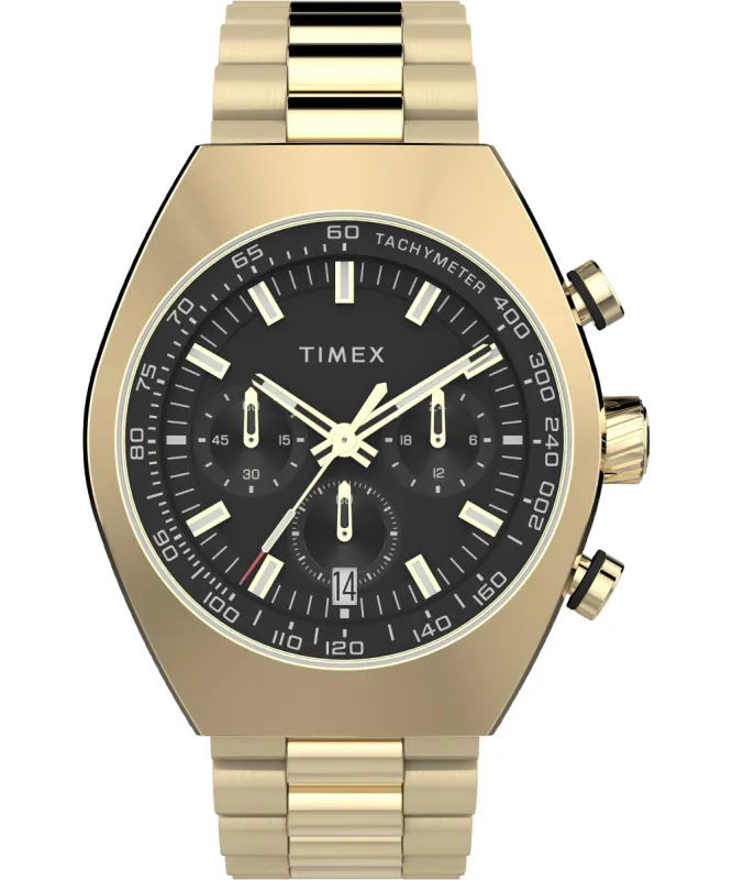 Timex Legacy Tonneau Chronograph 42mm Stainless Steel Bracelet Watch sold by Timex