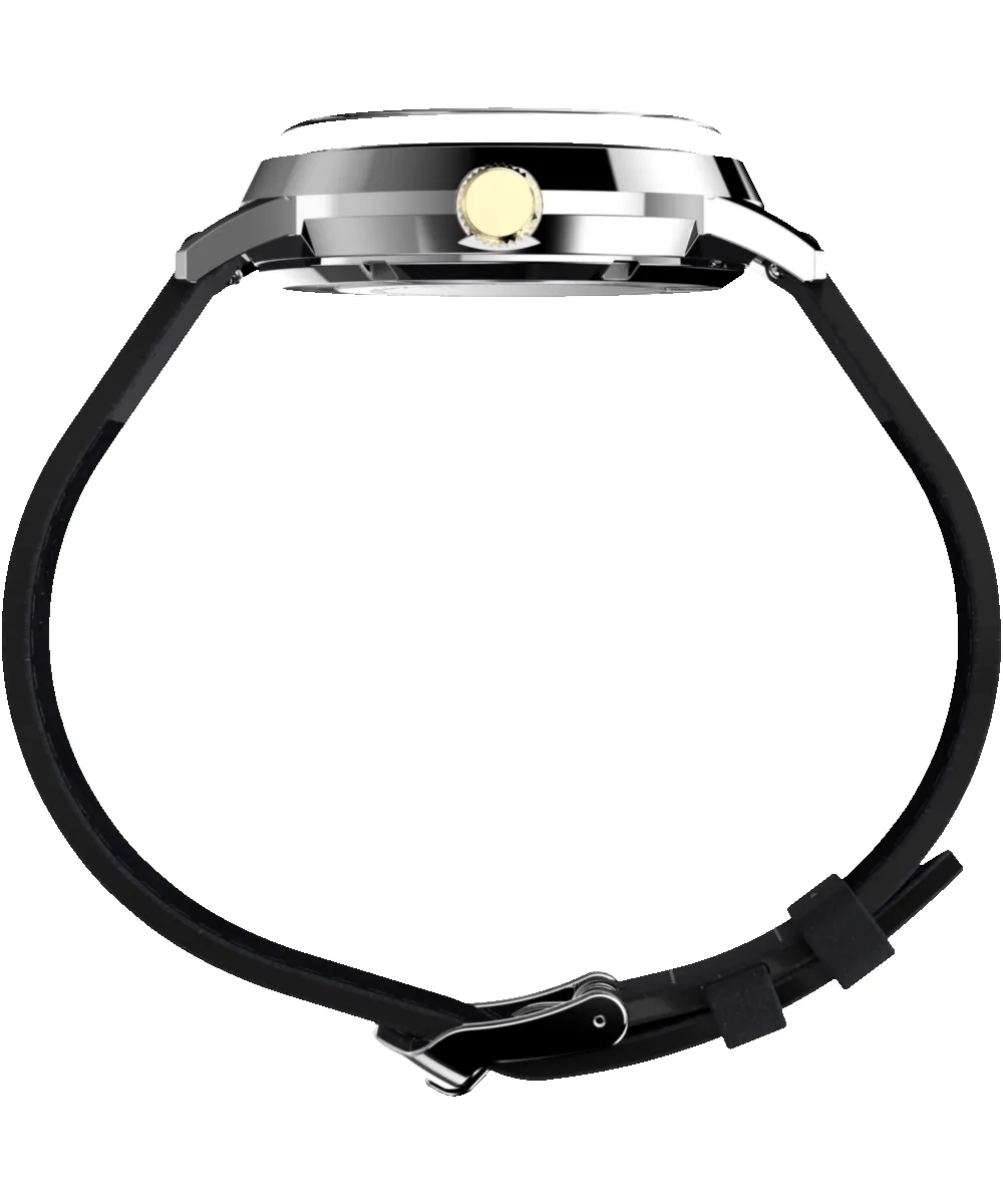 Marlin® Automatic 40mm Leather Strap Watch sold by Timex product image thumbnail 2