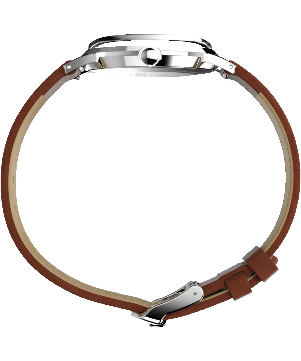 Timex Marlin® Hand-Wound x Snoopy Tennis 34mm Leather Strap Watch sold by Timex product image thumbnail 2