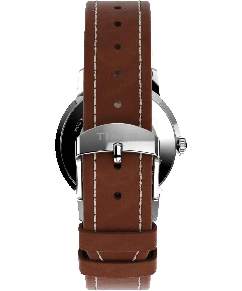 Timex Marlin® Hand-Wound x Snoopy Tennis 34mm Leather Strap Watch sold by Timex product image thumbnail 3