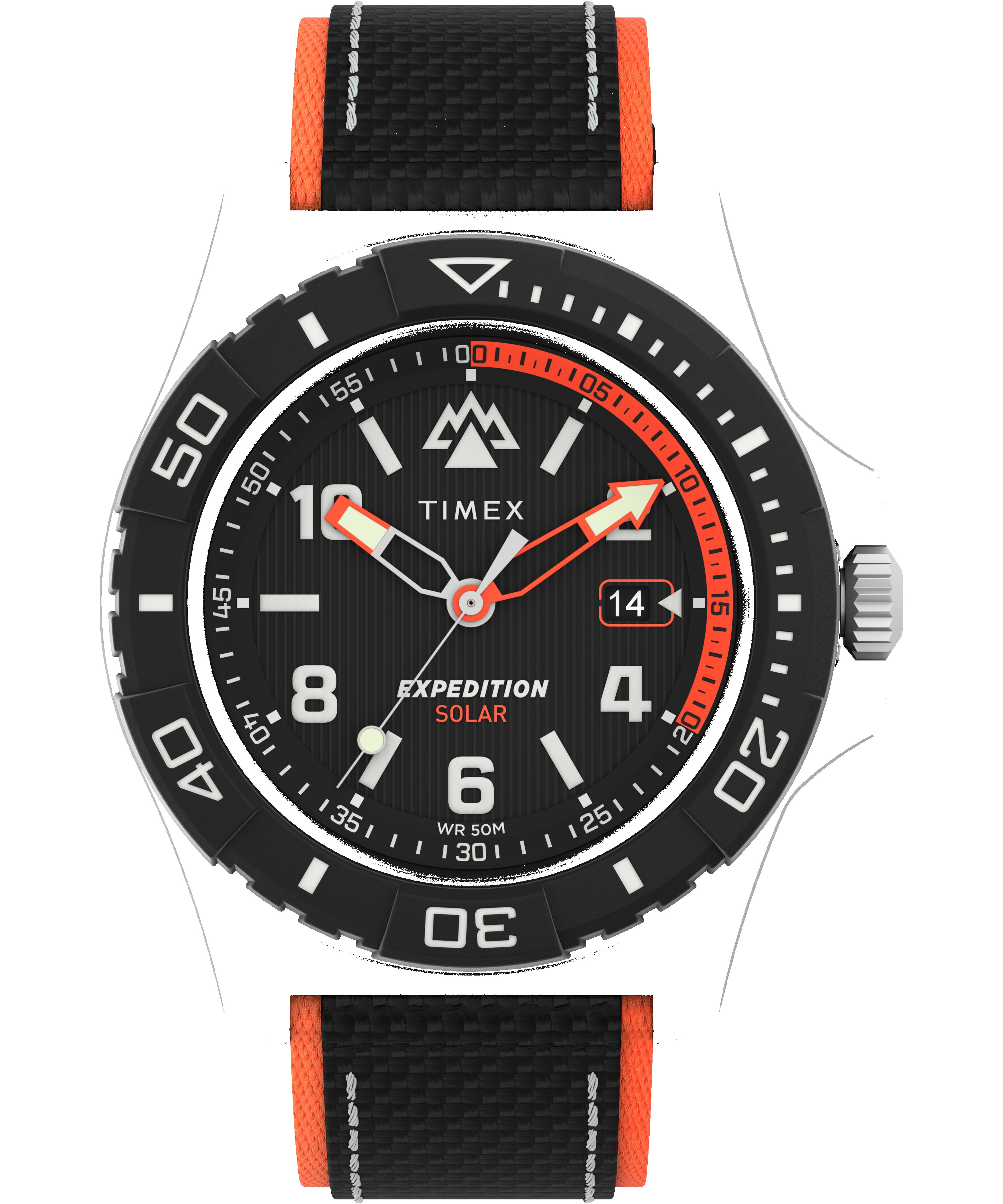 Expedition North® Freedive Ocean #tide Fabric Strap Watch sold by Timex