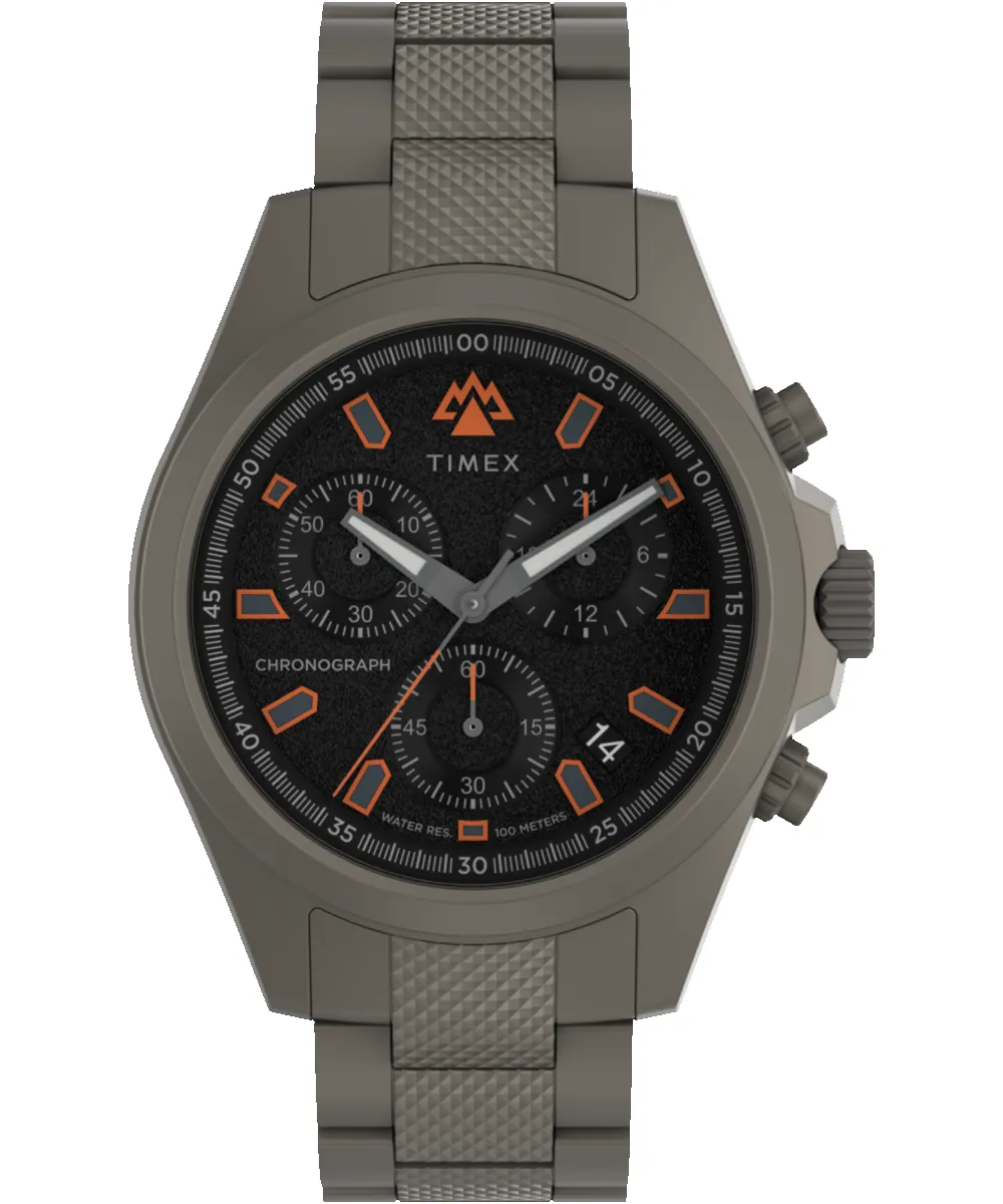 Expedition Field Chronograph 43mm Stainless Steel Bracelet Watch sold by Timex
