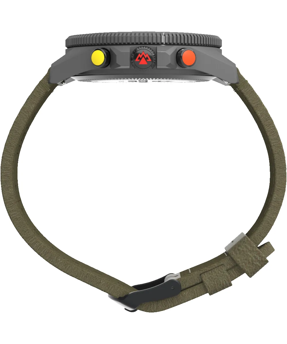 Expedition North® Tide-Temp-Compass 43mm Leather Strap Watch sold by Timex product image thumbnail 2