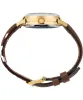 Timex x Brooks Brothers Gold Tone Marlin® Automatic 38mm Leather Strap and Fabric Strap Set sold by Timex
