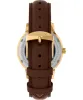 Timex x Brooks Brothers Gold Tone Marlin® Automatic 38mm Leather Strap and Fabric Strap Set sold by Timex