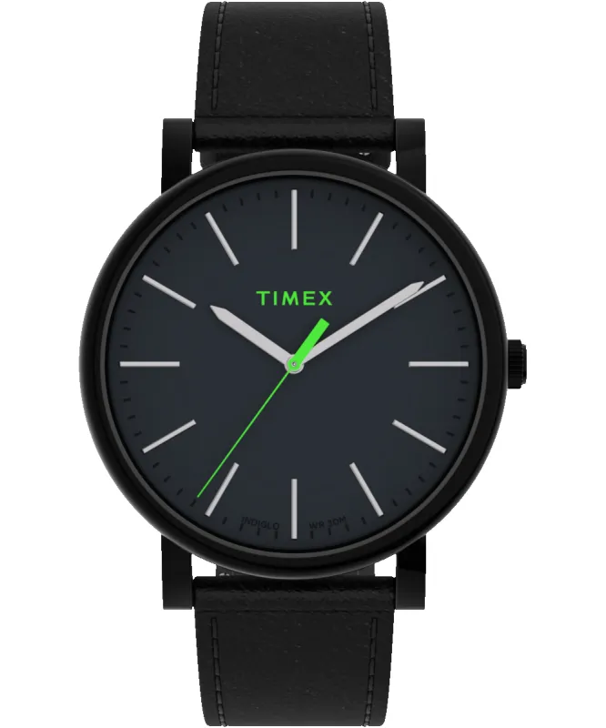 Originals 42mm Leather Strap Watch sold by Timex
