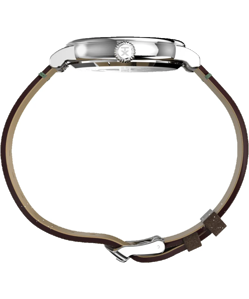 Timex Standard 40mm Eco-Friendly Leather Strap Watch sold by Timex product image thumbnail 2