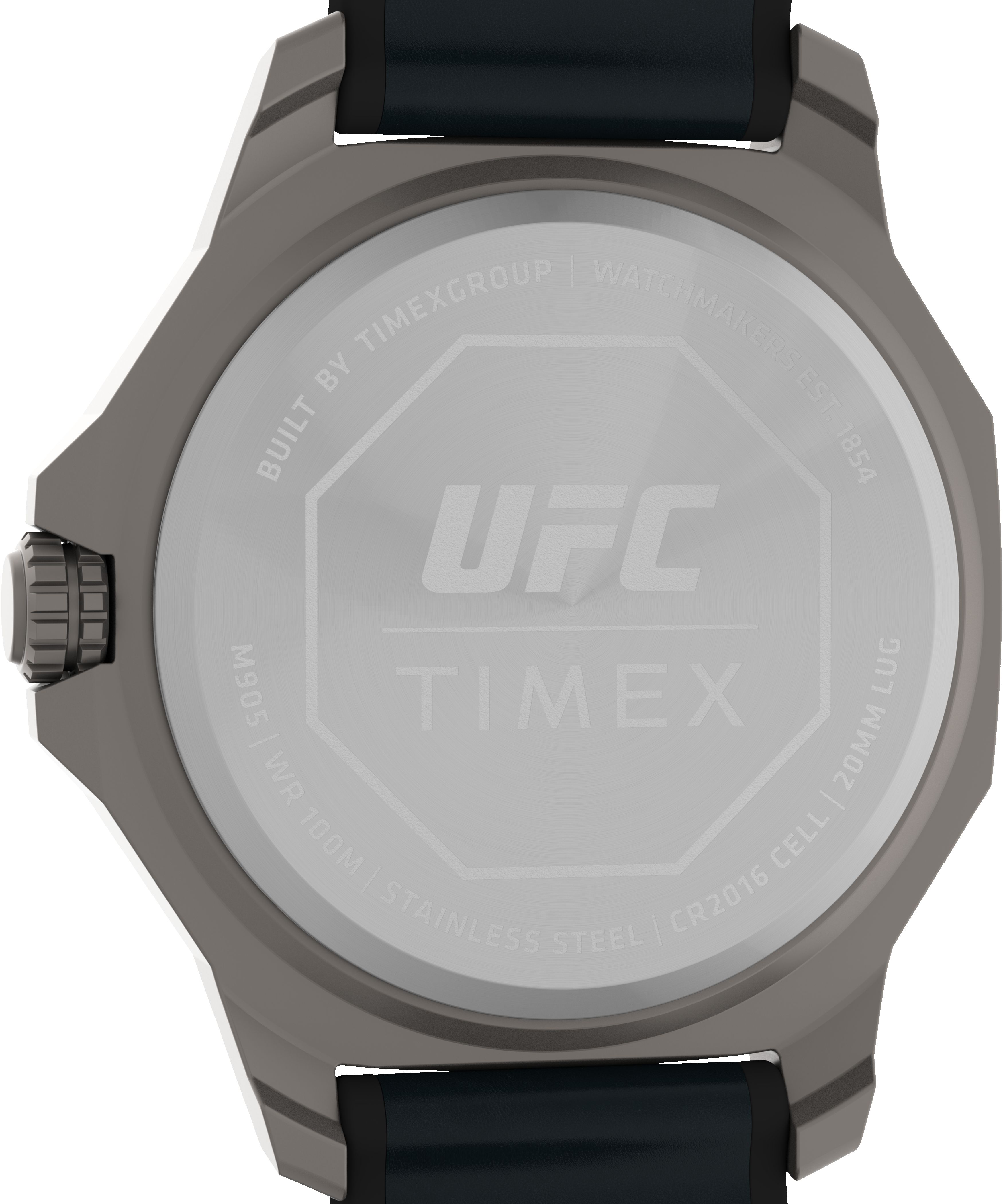 Timex UFC Reveal 41mm Silicone Backed Leather Strap Watch sold by Timex product image thumbnail 4