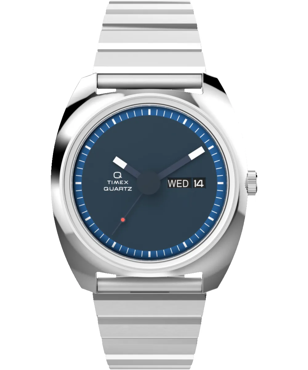 Q Timex 1975 Enigma Reissue 37mm Stainless Steel Bracelet