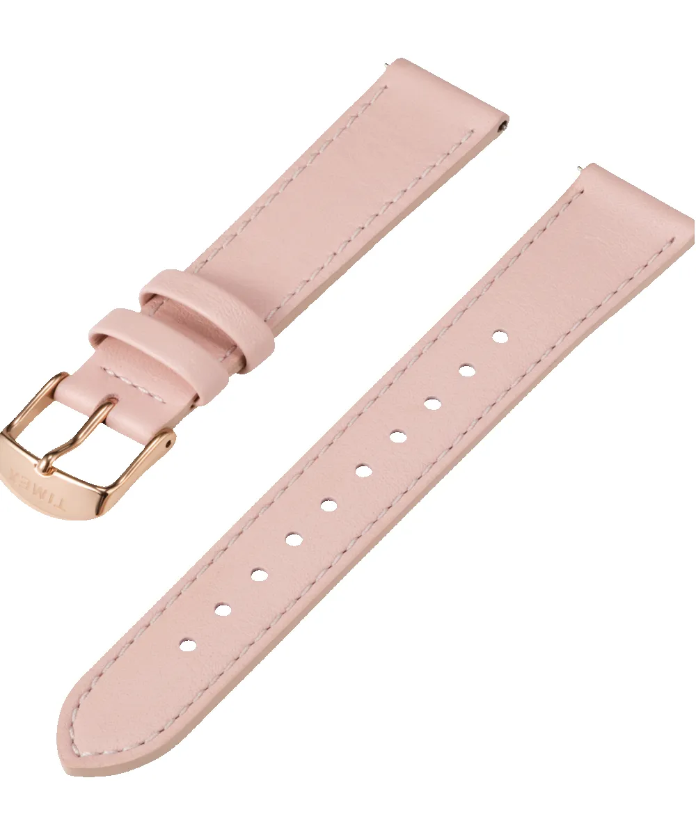 18mm Quick Release Leather Strap with Timex Pay sold by Timex