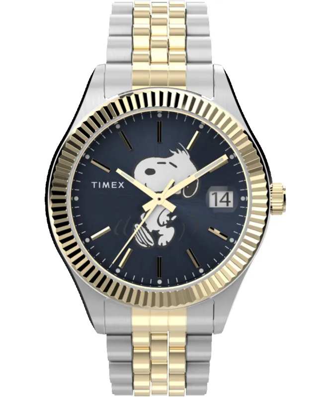 Timex Legacy x Peanuts 34mm Stainless Steel Bracelet Watch sold by Timex