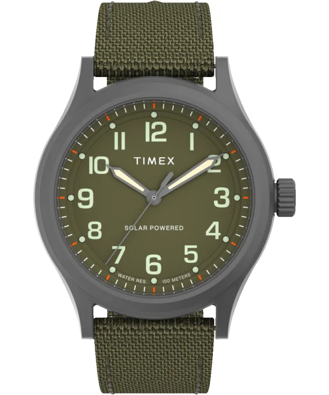 Expedition North® Sierra Solar 40mm Eco-Friendly Fabric Strap Watch sold by Timex