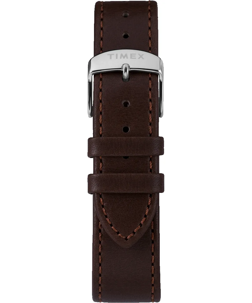 Marlin® Automatic 40mm Leather Strap Watch Featuring Boston Red Sox™ sold by Timex product image thumbnail 3