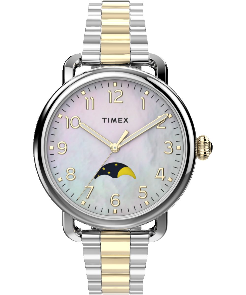 Timex Standard 34mm Stainless Steel Bracelet Watch sold by Timex