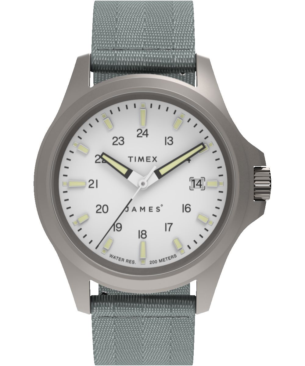 The James Brand x Timex Expedition North Titanium 41mm Automatic Watch sold by Timex