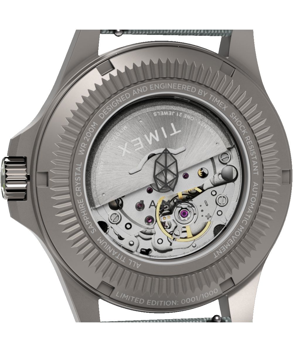 The James Brand x Timex Expedition North Titanium 41mm Automatic Watch sold by Timex product image thumbnail 4