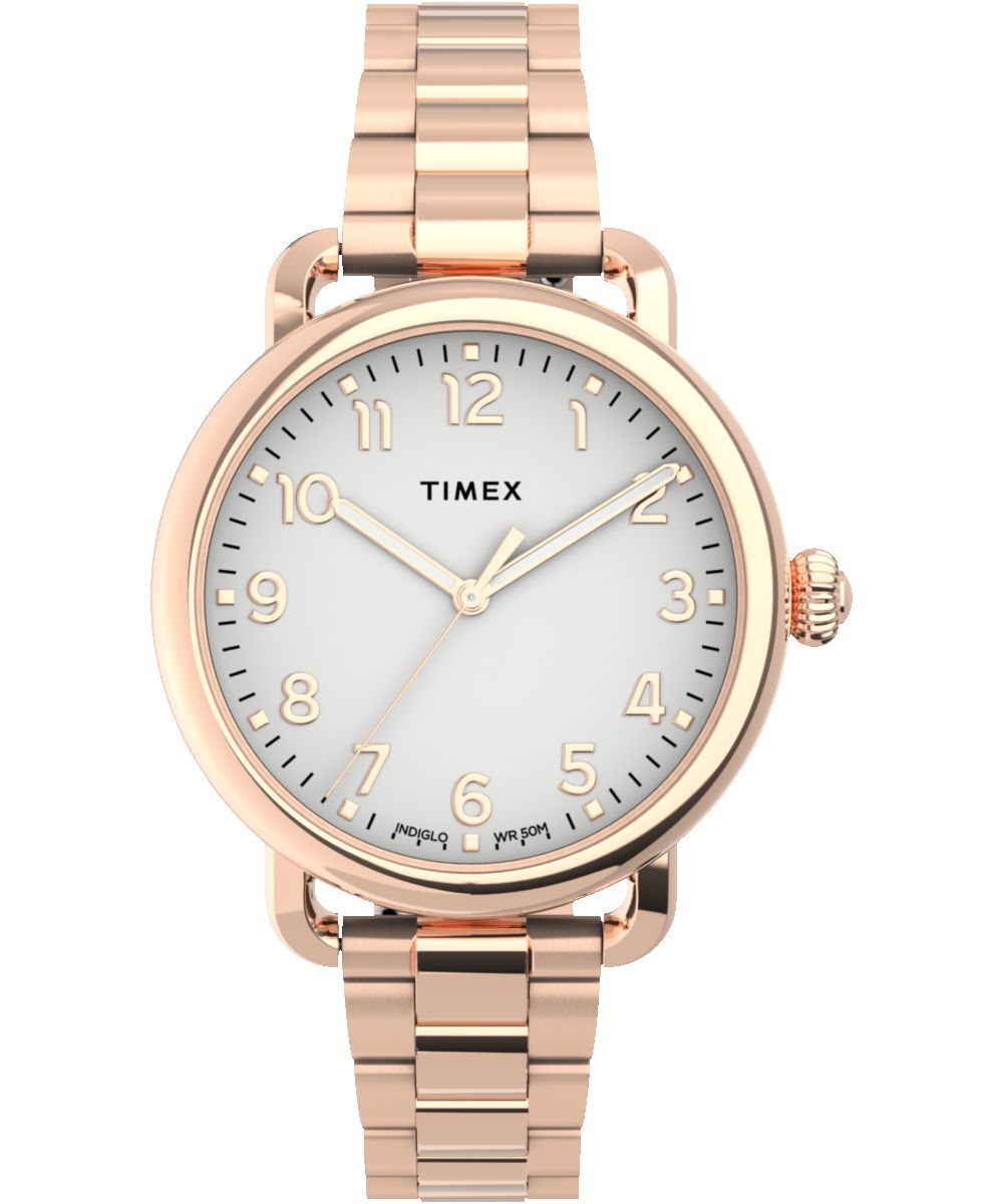 Timex® Standard 34mm Stainless Steel Bracelet Watch sold by Timex
