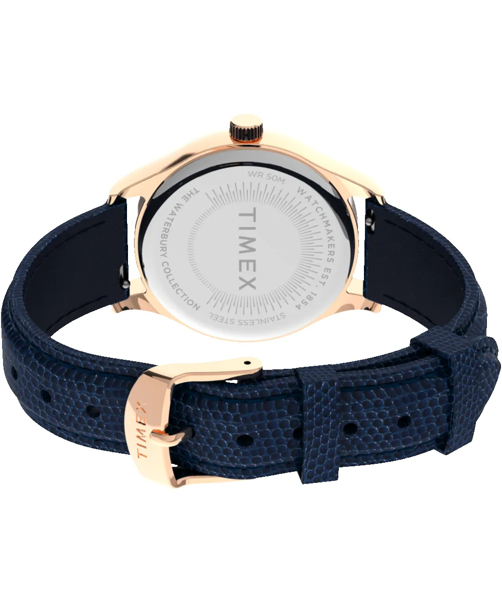 Waterbury Traditional 34mm Leather Strap Watch sold by Timex product image thumbnail 5