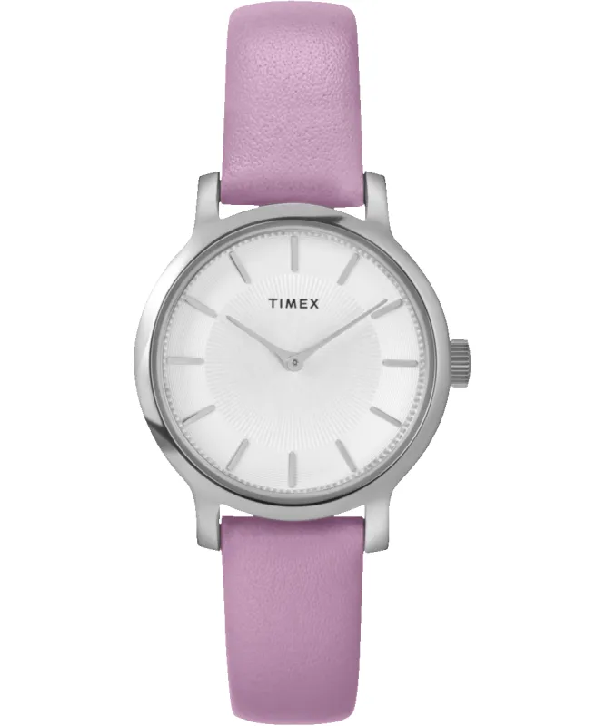 Transcend 31mm Leather Strap Watch sold by Timex