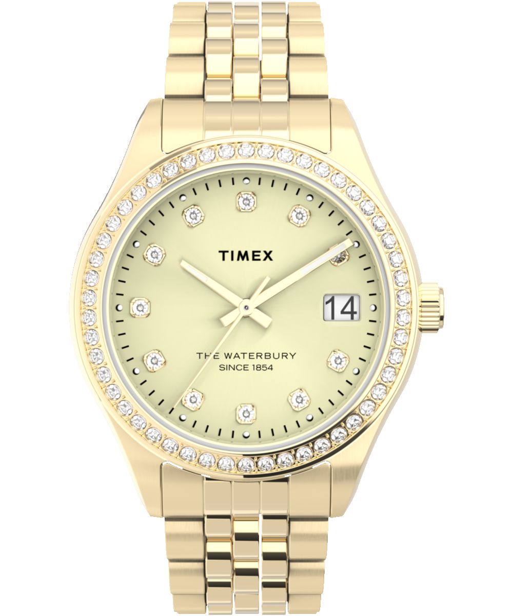 Waterbury Traditional 34mm Stainless Steel Bracelet Watch sold by Timex