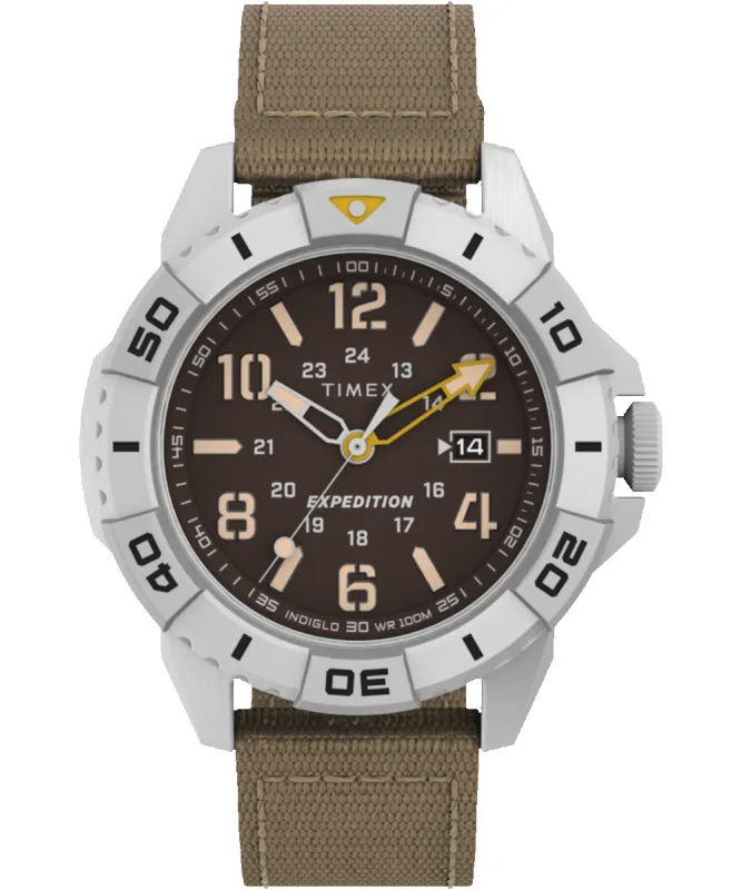 Expedition North® Ridge 43mm Recycled Materials Fabric Strap Watch sold by Timex