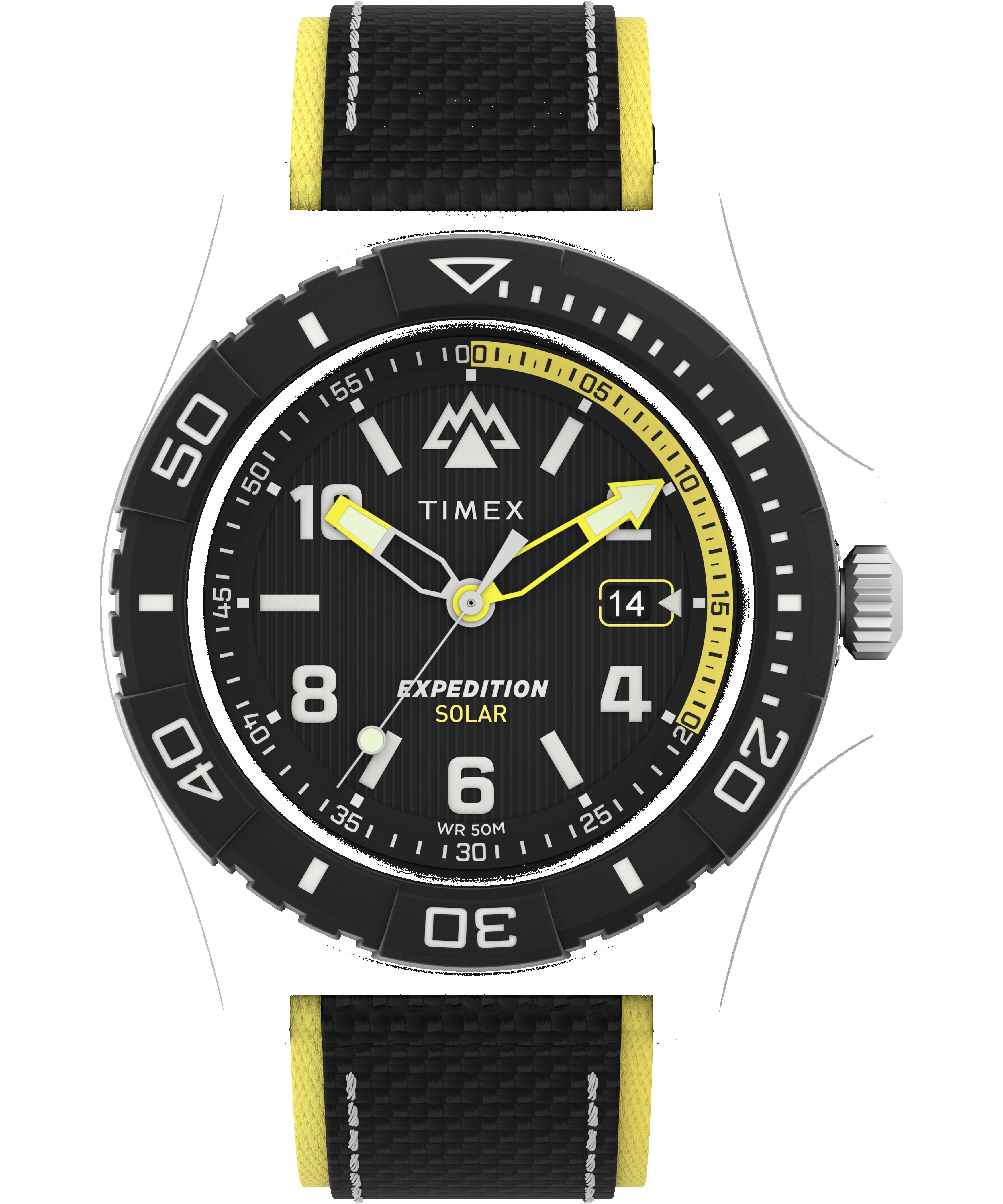 Expedition North® Freedive Ocean #tide Fabric Strap Watch sold by Timex
