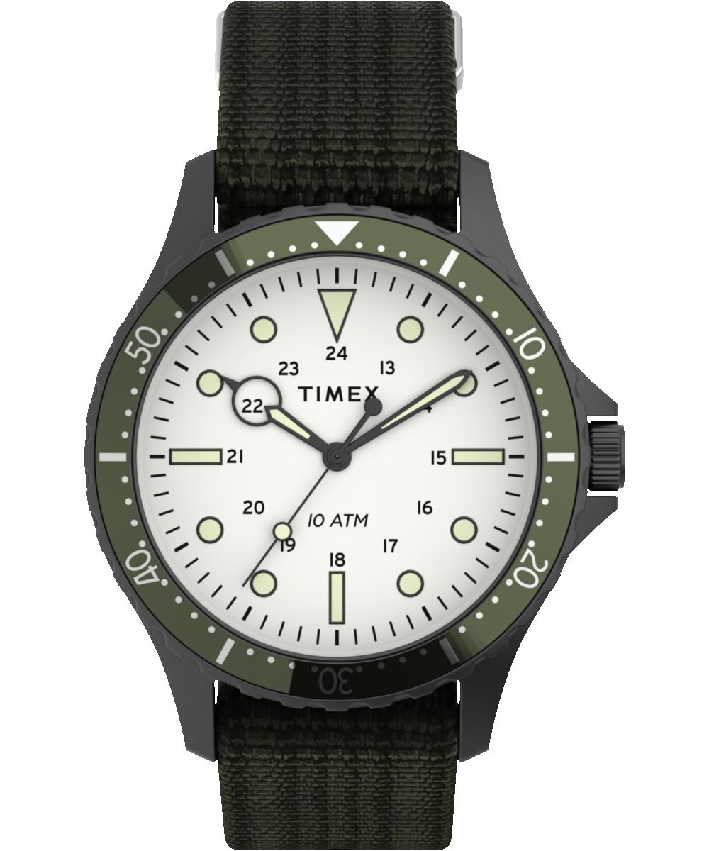 Navi XL 41mm Fabric Slip-Thru Strap Watch sold by Timex