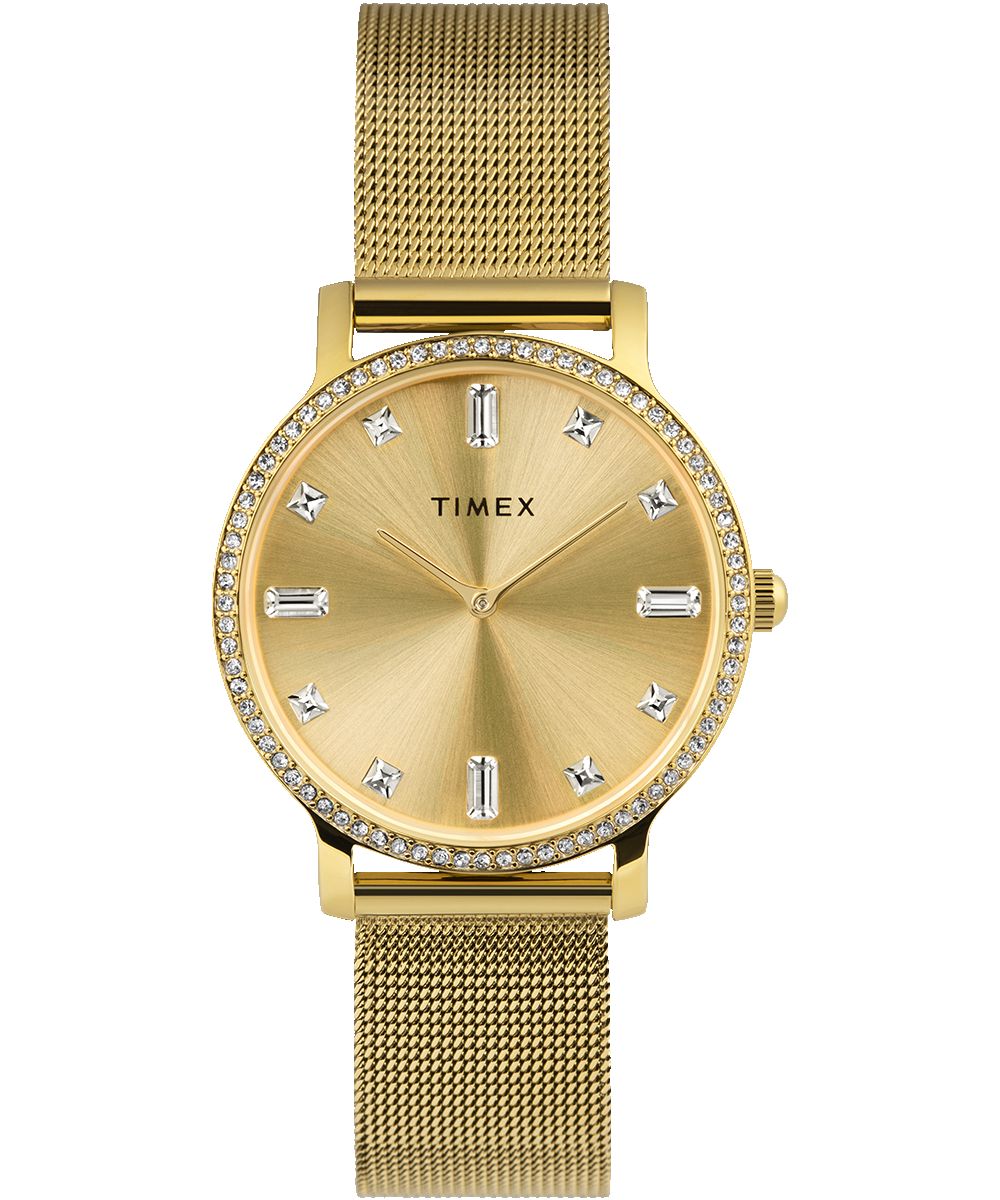 Transcend 34mm Mesh Bracelet Watch sold by Timex