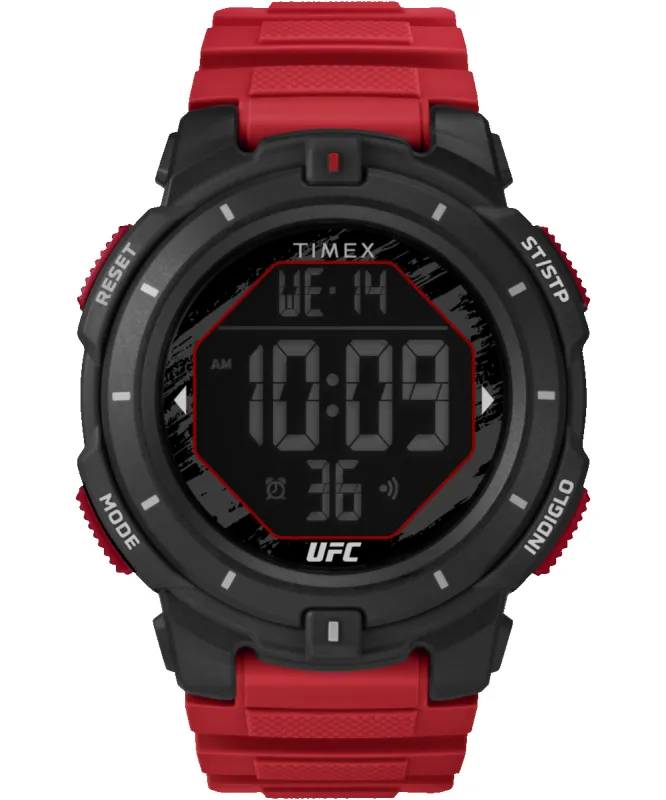 Timex UFC Rumble 50mm PU Strap Watch sold by Timex