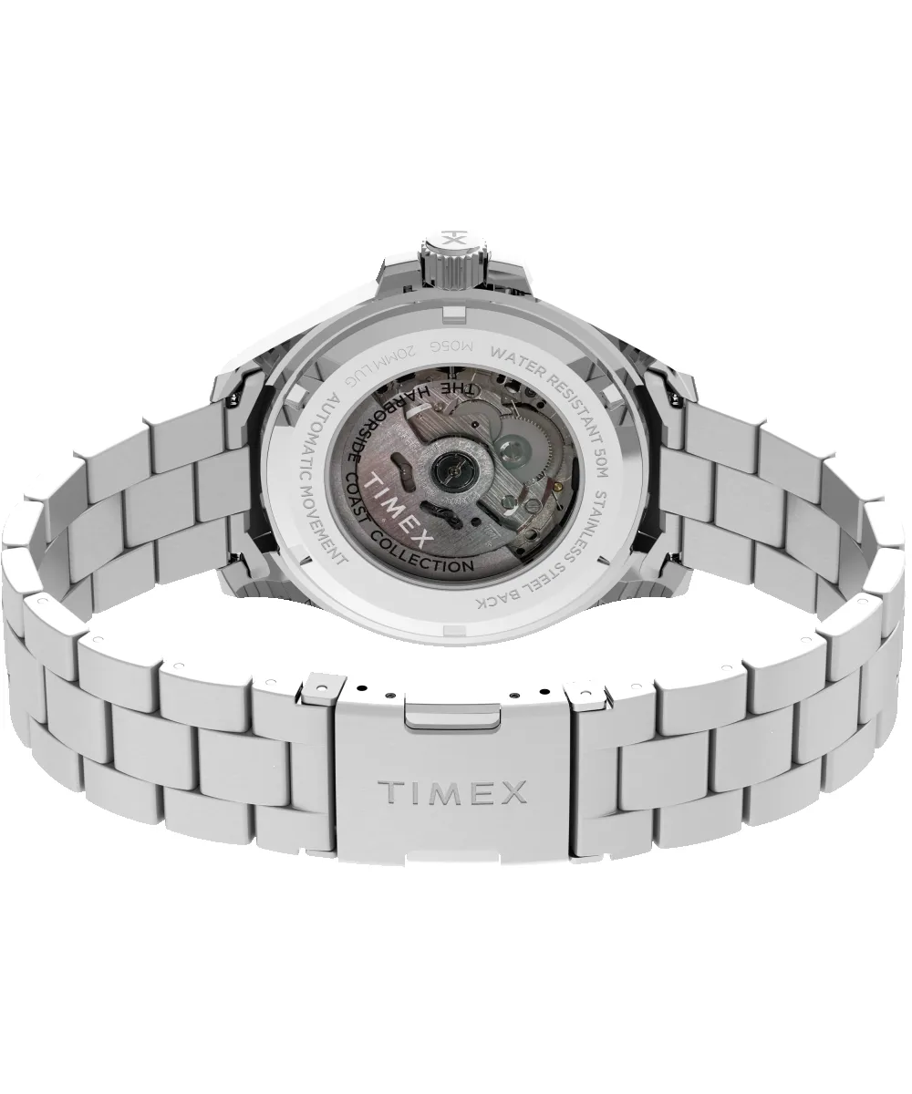 Harborside Coast Automatic 44mm Stainless Steel Bracelet Watch sold by Timex product image thumbnail 5