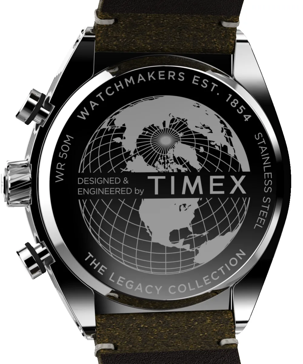 Timex Legacy Tonneau 42mm Leather Strap Watch sold by Timex product image thumbnail 4