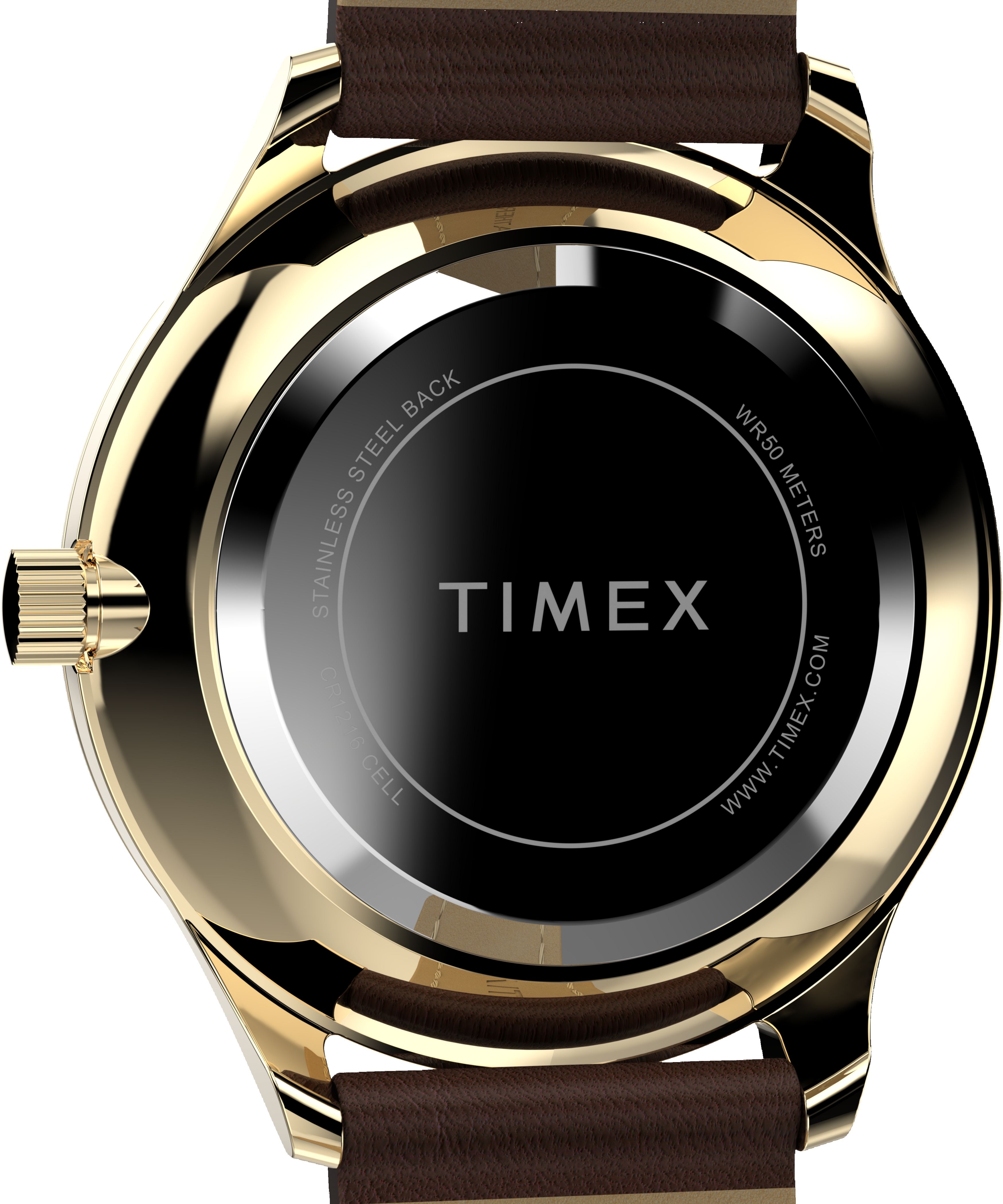 Modern Easy Reader 32mm Leather Strap Watch sold by Timex product image thumbnail 5