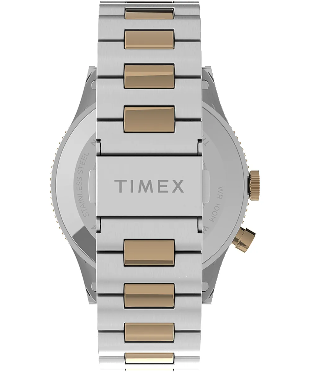 Waterbury Traditional GMT 39mm Stainless Steel Bracelet Watch sold by Timex product image thumbnail 3