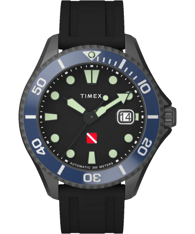 Deepwater Tiburón Automatic 44mm Synthetic Rubber Strap Watch sold by Timex