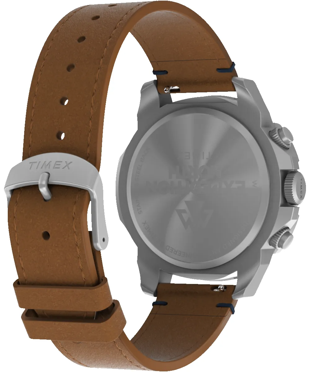 Expedition Ridge Chronograph 42mm Eco-Friendly Leather Strap Watch sold by Timex product image thumbnail 5