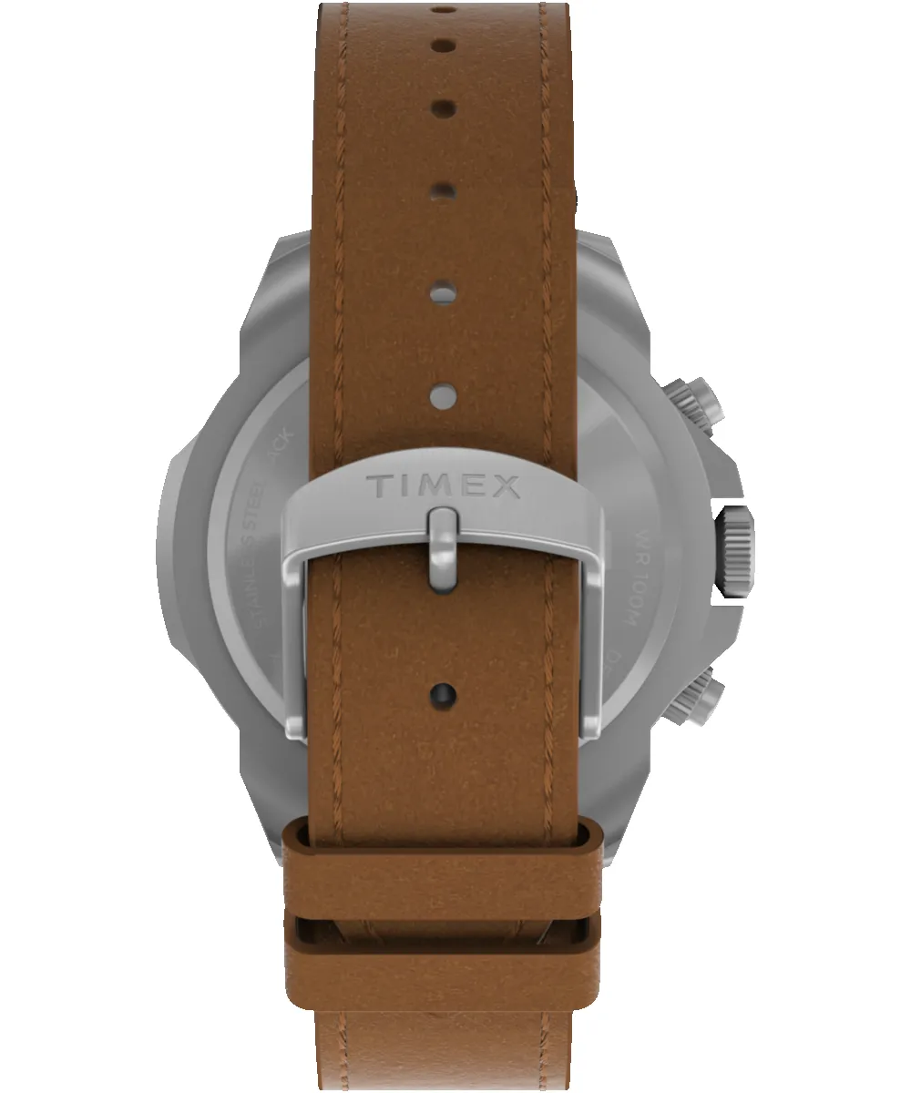 Expedition Ridge Chronograph 42mm Eco-Friendly Leather Strap Watch sold by Timex product image thumbnail 3