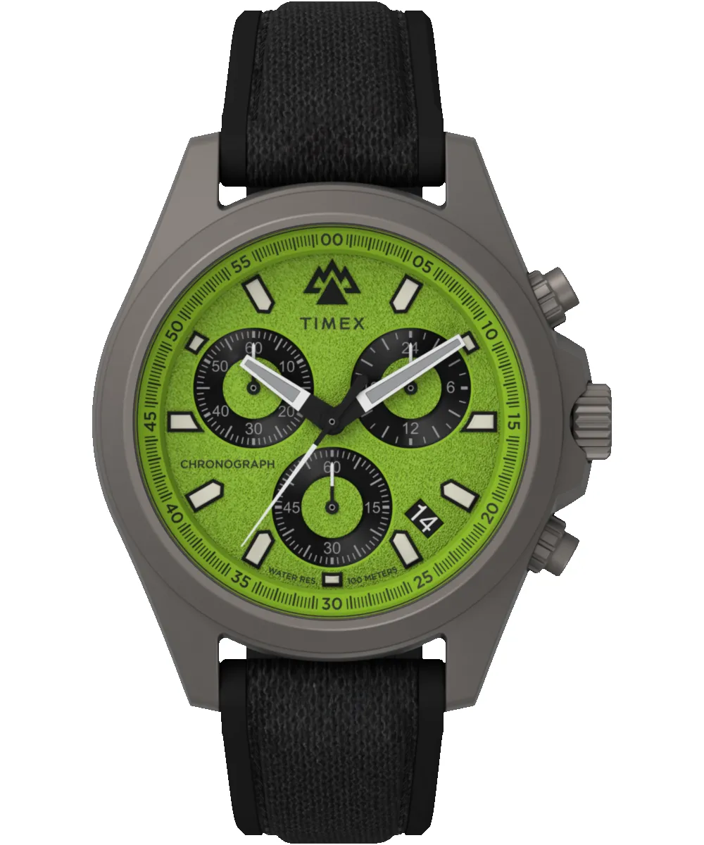 Expedition Field Chrono 43mm Recycled Mixed Materials Strap Watch sold by Timex