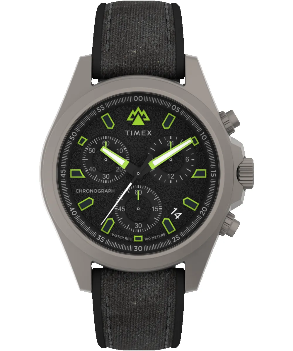 Expedition Field Chrono 43mm Recycled Mixed Materials Strap Watch sold by Timex